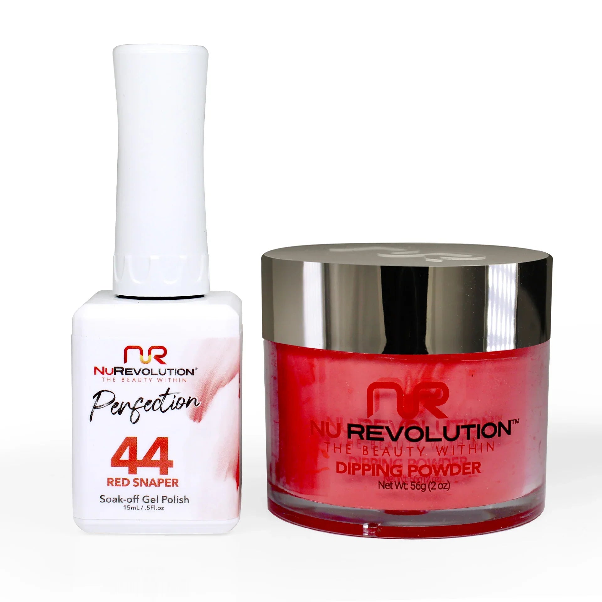 nail polish mascot dance-NuRevolution Perfection 044 Red Snaper