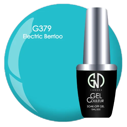 nail polish calligraphy art-ELECTRIC BERRLOO GND G379 ONE STEP GEL