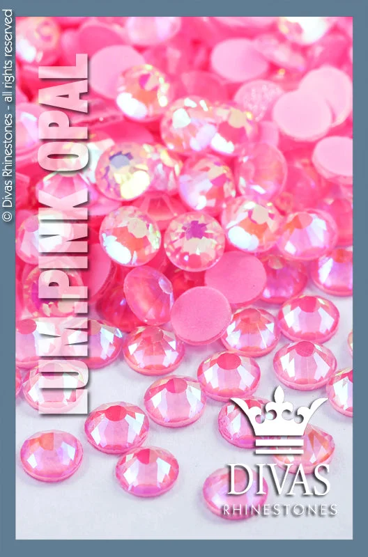 Nail rhinestone go-to items-LUMINOUS RHINESTONES - 'Pink Opal'