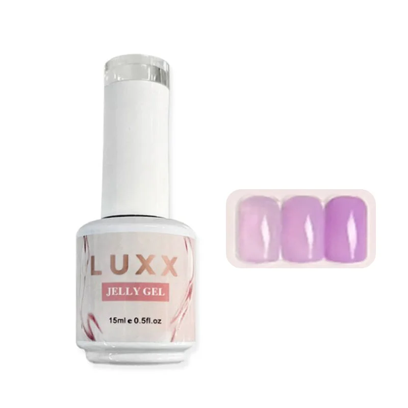 nail polish fern shade-LUXX Jelly Gel Polish (Amber Glass) 15ml #05