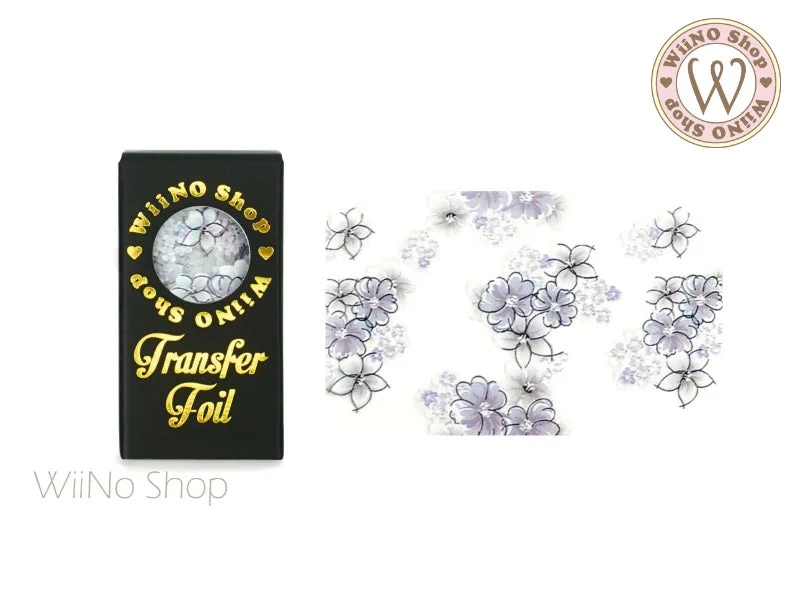 Nail art decoration limited-Flower Nail Transfer Foil (FL-11)