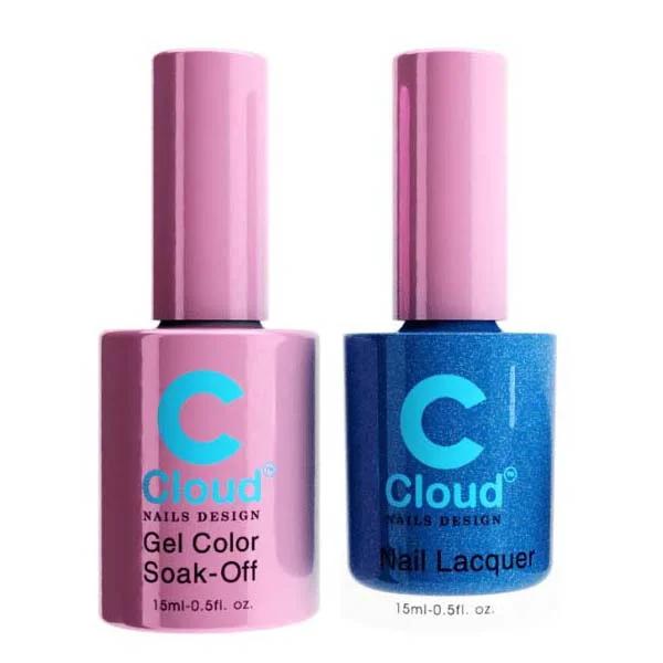 nail polish moth gray-Cloud #104 by Chisel Gel & Nail Lacquer Duo (15ml)