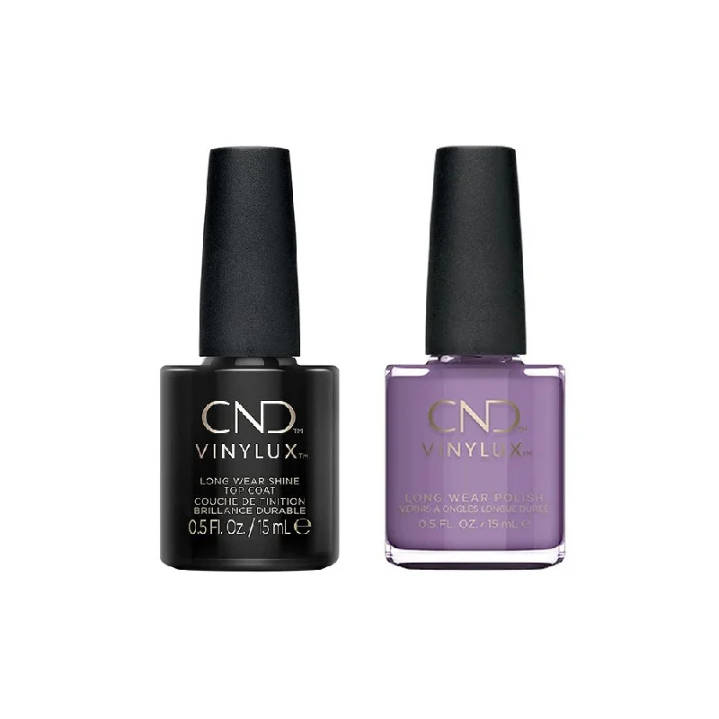 nail polish weights lift-CND - Vinylux Topcoat & Lilac Longing 0.5 oz - #125