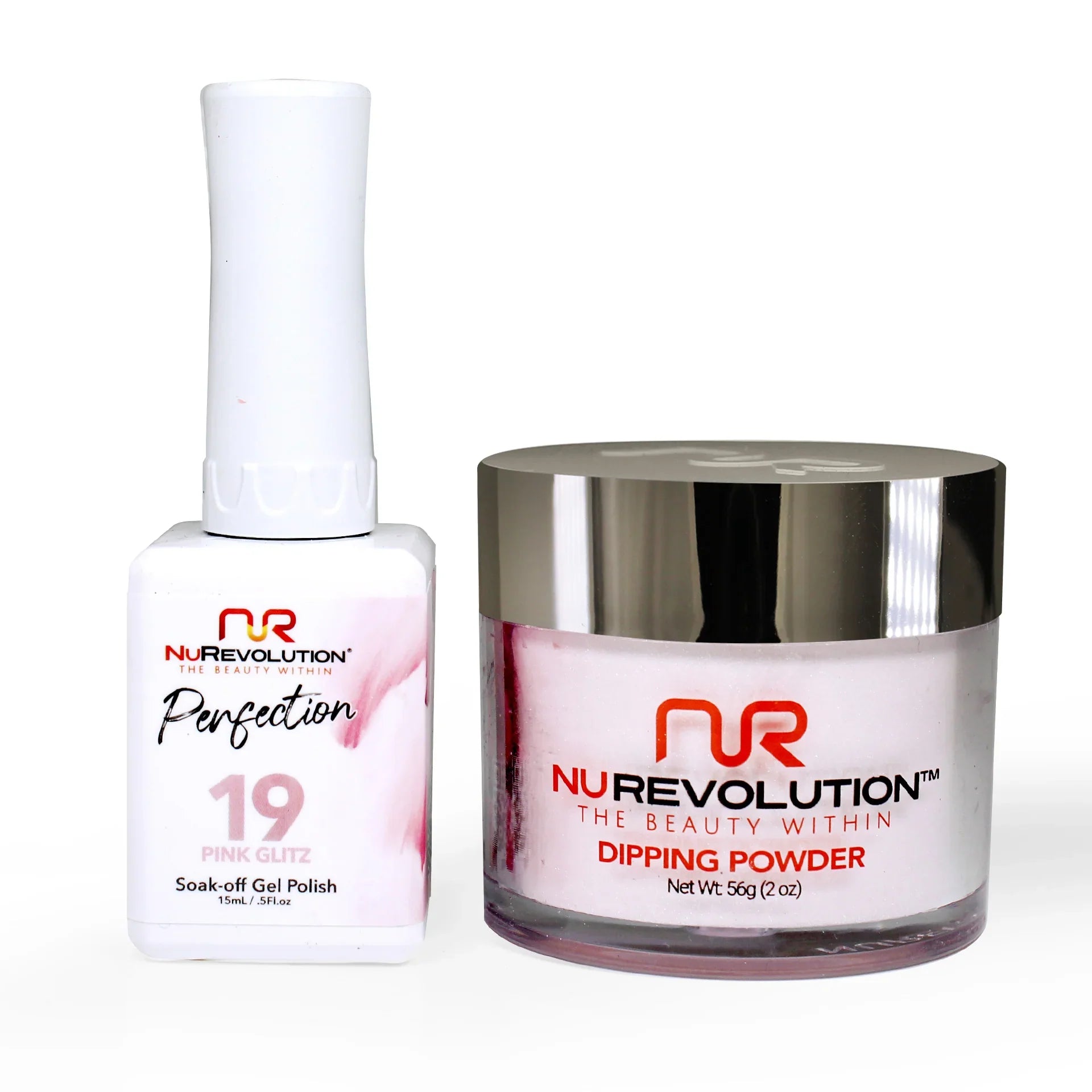 nail polish bazaar glow-NuRevolution Perfection 019 Pink Glitz