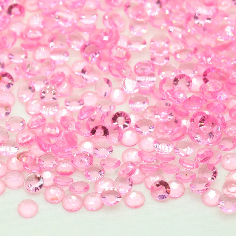 Nail rhinestone zany patterns-Lt. Rose TP Jelly Rhinestones