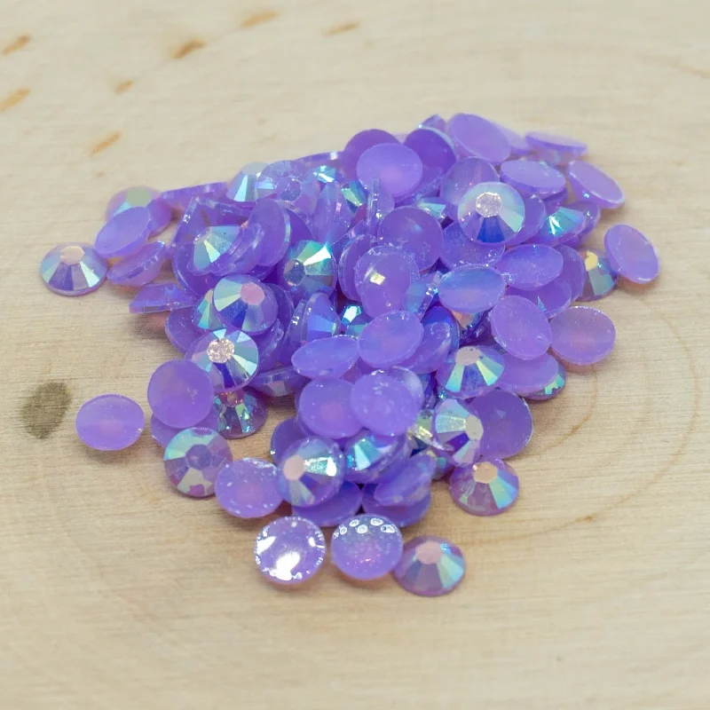 Nail rhinestone odd stones-Lilac AB Jelly (Resin) Rhinestones