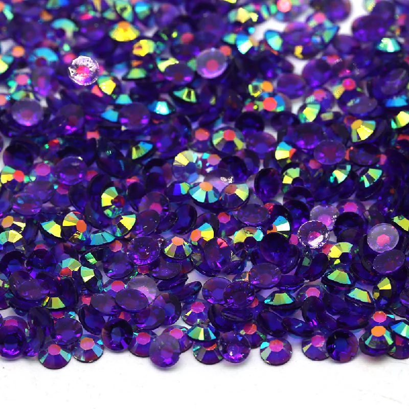 Nail rhinestone thrifty packs-Blue Purple TP Jelly Rhinestones