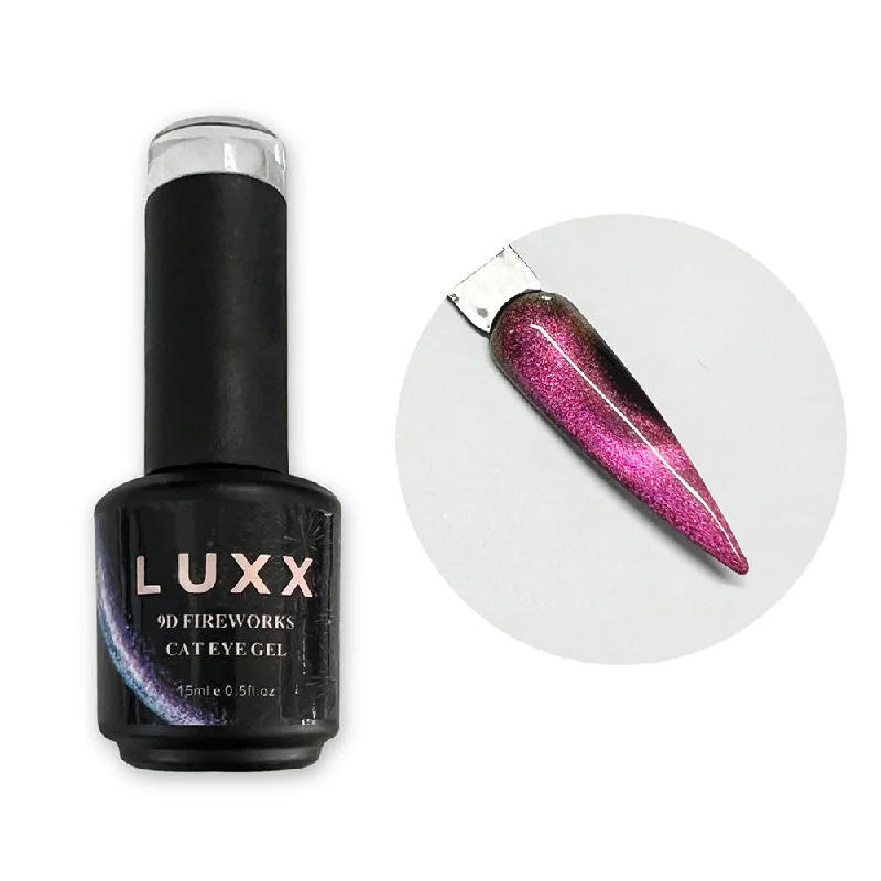 nail polish glitter chunk-LUXX 9D Fireworks Cat Eyes Gel Polish 15ml #008