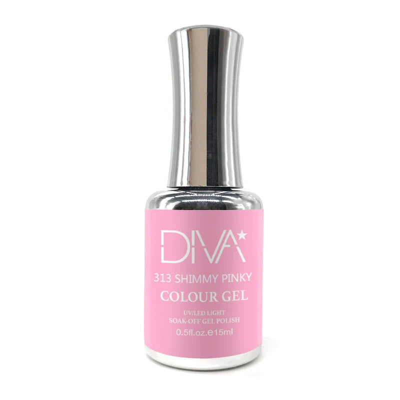 nail polish hearth ash-DIVA 313 - Shimmy Pink