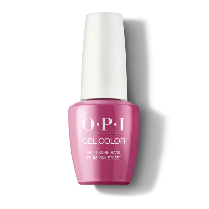 nail polish shade deep-OPI GelColor Gel Polish GCL19 (15ml) No Turning Back From Pink Street