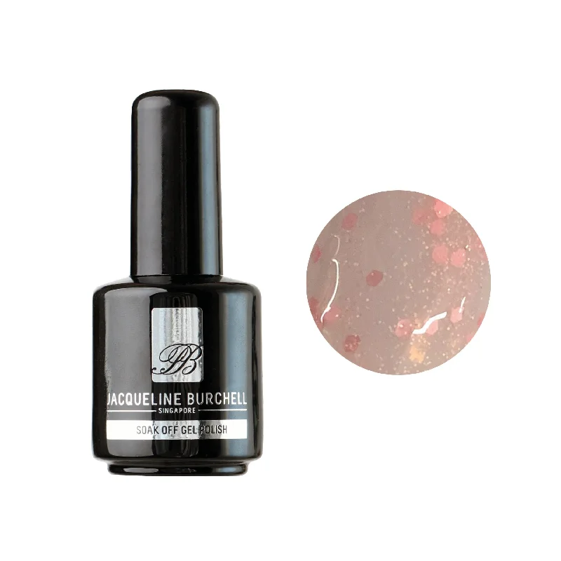 nail polish quartz vein-Jacqueline Burchell Gel Polish SP349 (15ml) Sugar Heart