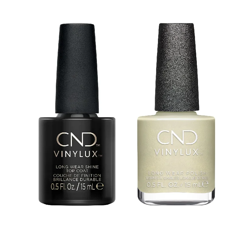 nail polish rainforest dew-CND - Vinylux Topcoat & Rags To Stitches 0.5 oz - #451