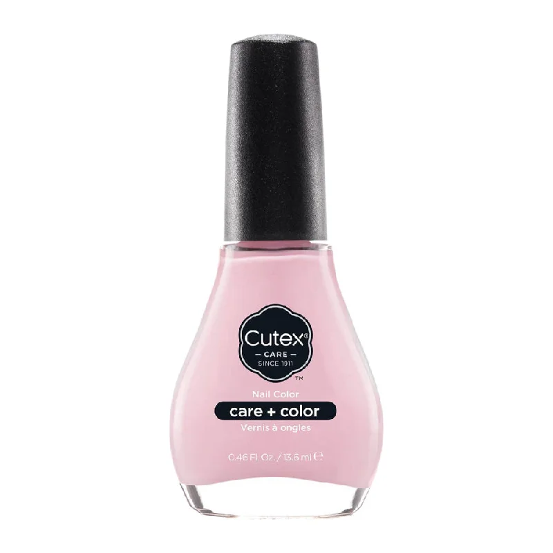 nail polish owl night-Cutex Care + Color Nail Color 110 BASHFUL KISS