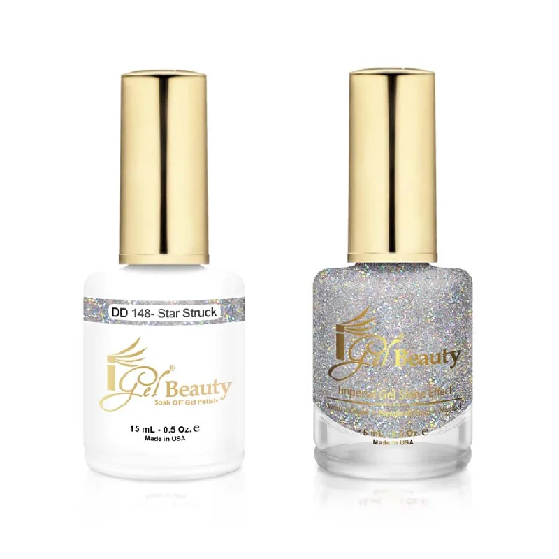 nail polish antenna silver-iGel DD148 Gel Polish & Lacquer Duo (15ml) Star Struck