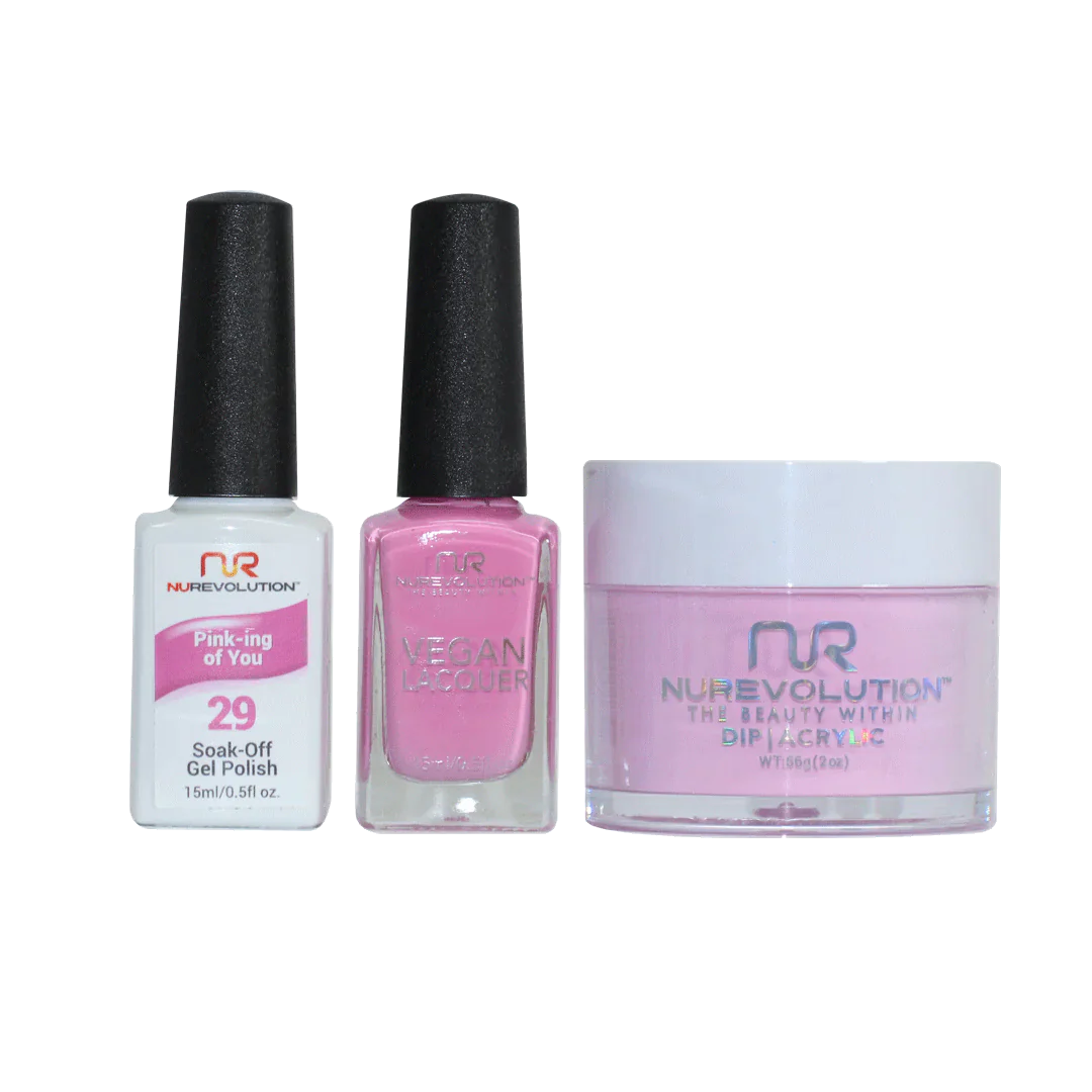 nail polish beat drop-NuRevolution Trio set 029 Pink-ing Of You