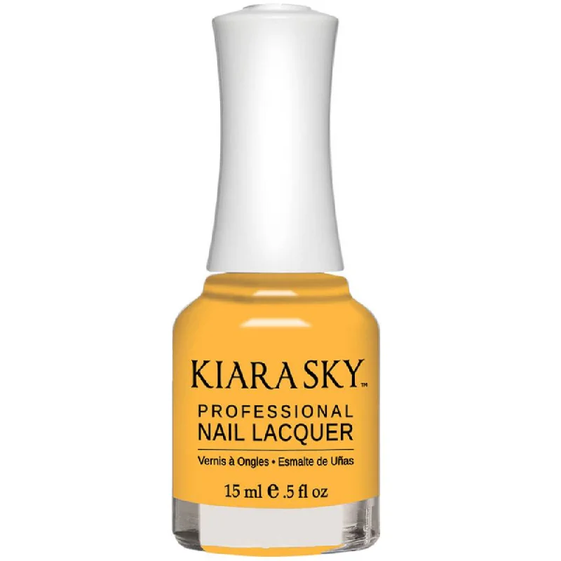 nail polish tunnel dark-Kiara Sky - Nail Lacquer - The Bees Knees 0.5 oz - #N592