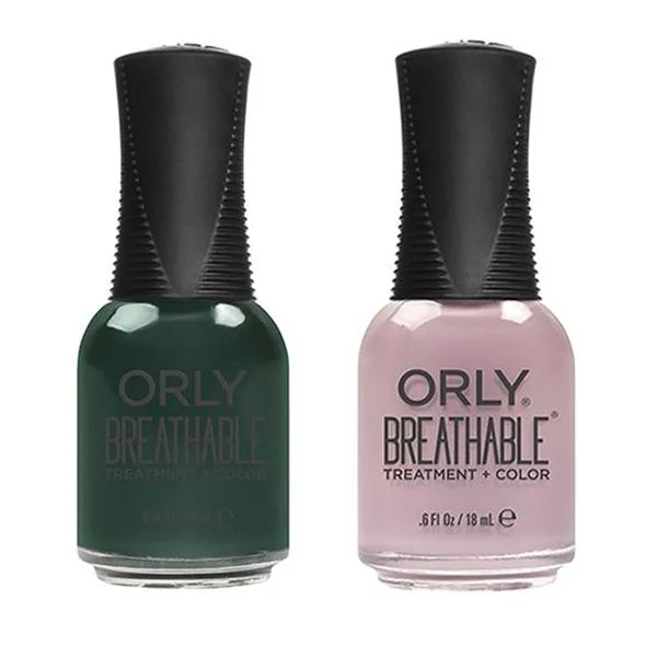 nail polish dragonfly blue-Orly - Breathable Combo – The Snuggle Is Real & Pine-ing For You