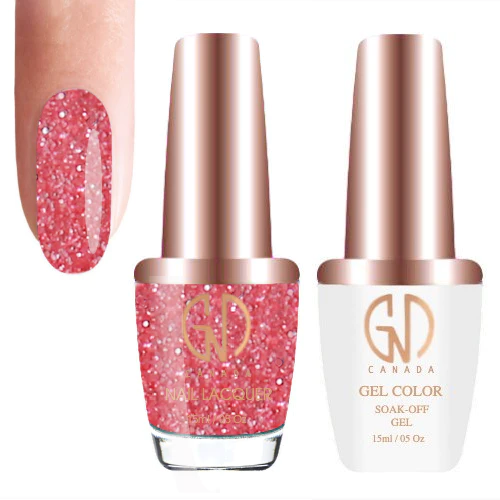 nail polish new moon-GND Duo Gel & Lacquer 174 Pink Fizz