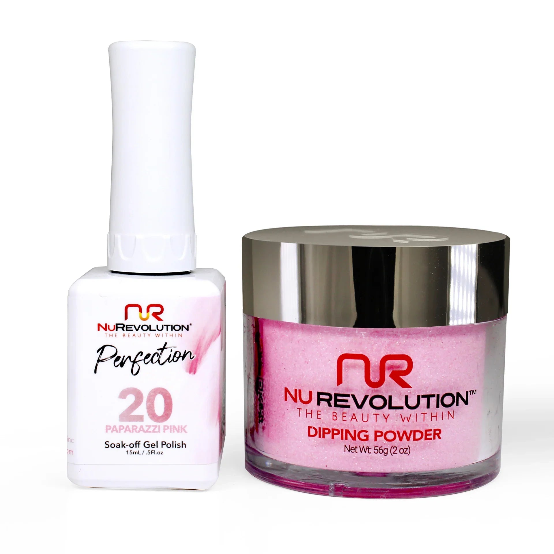 nail polish lantern red-NuRevolution Perfection 020 Paparazzi Pink