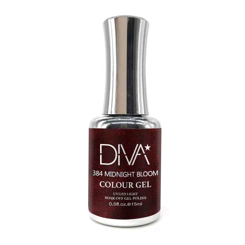 nail polish pigment rich-DIVA 384 - Midnight Bloom