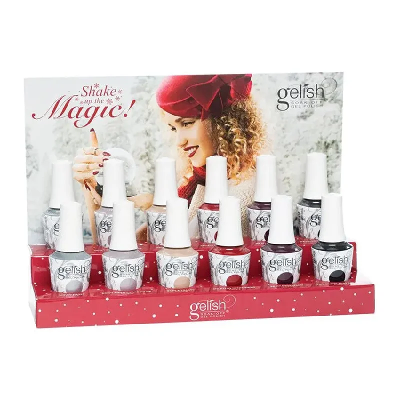 nail polish osprey dive-Gelish Shake Up The Magic Collection 12 Piece Display