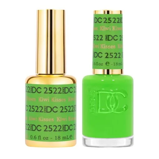 nail polish thunder roll-DND #2522 DC Gel Polish & Lacquer Duo (15ml) Kiwi Kisses