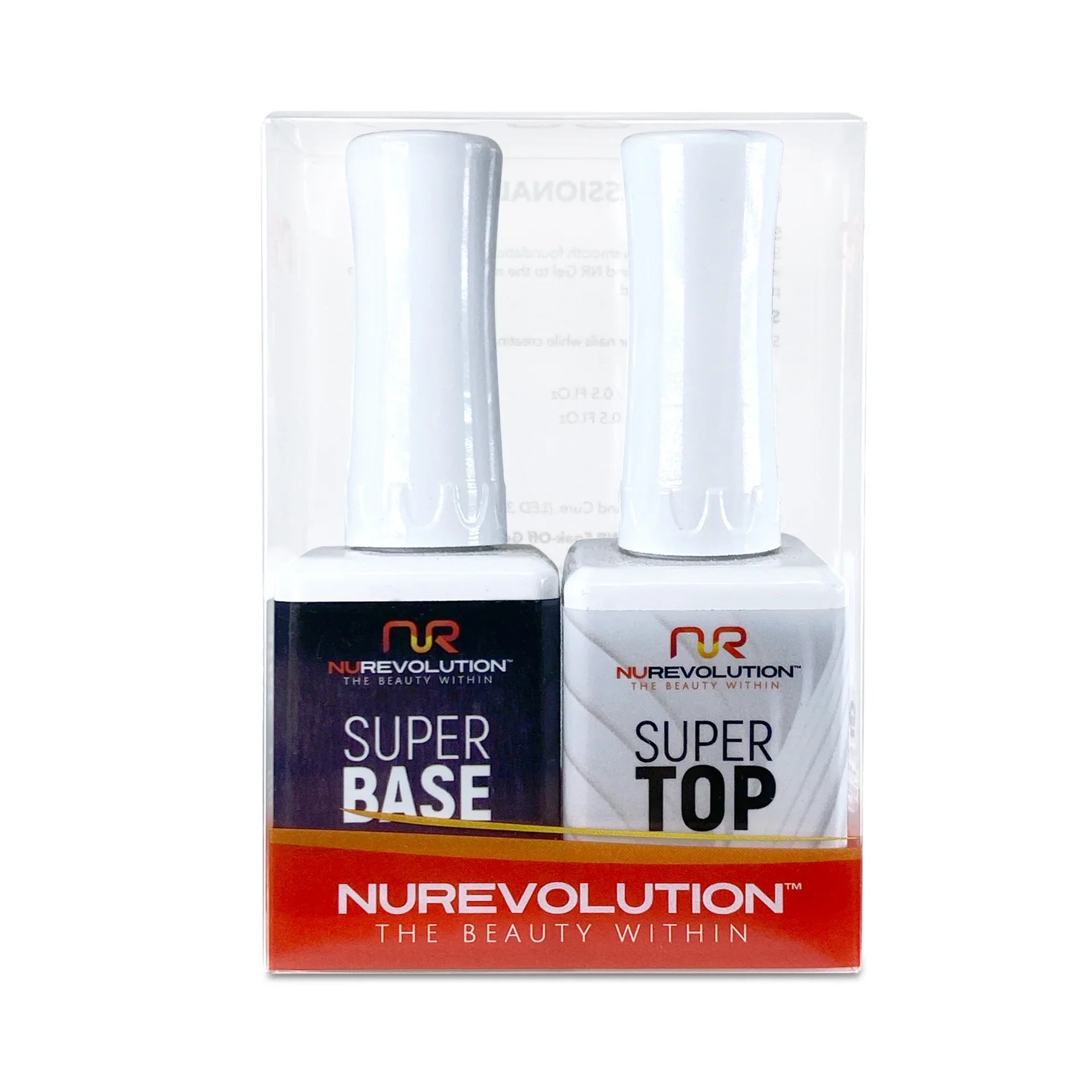 nail polish weights lift-NuRevolution Super Base & Super Top Duo