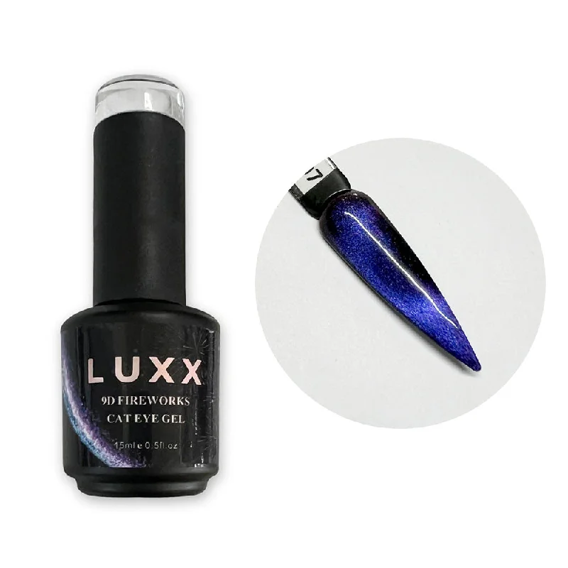 nail polish pom pom-LUXX 9D Fireworks Cat Eyes Gel Polish 15ml #007